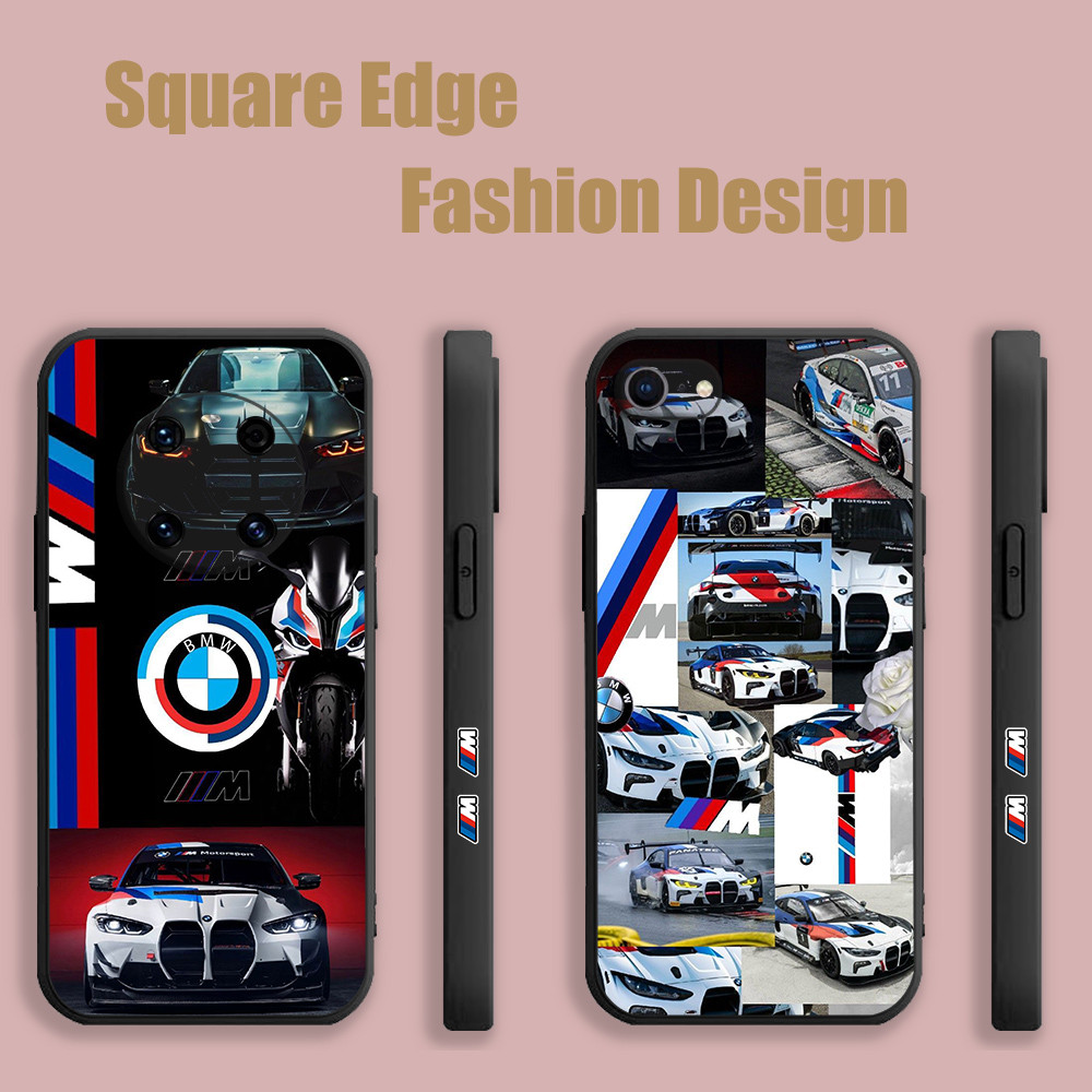 เคสสําหรับ iPhone 15 Pro Max 16 PRO MAX 16e Bmw M4 Gt4 ZDK20 เคสโทรศัพท์ขอบสี่เหลี่ยม