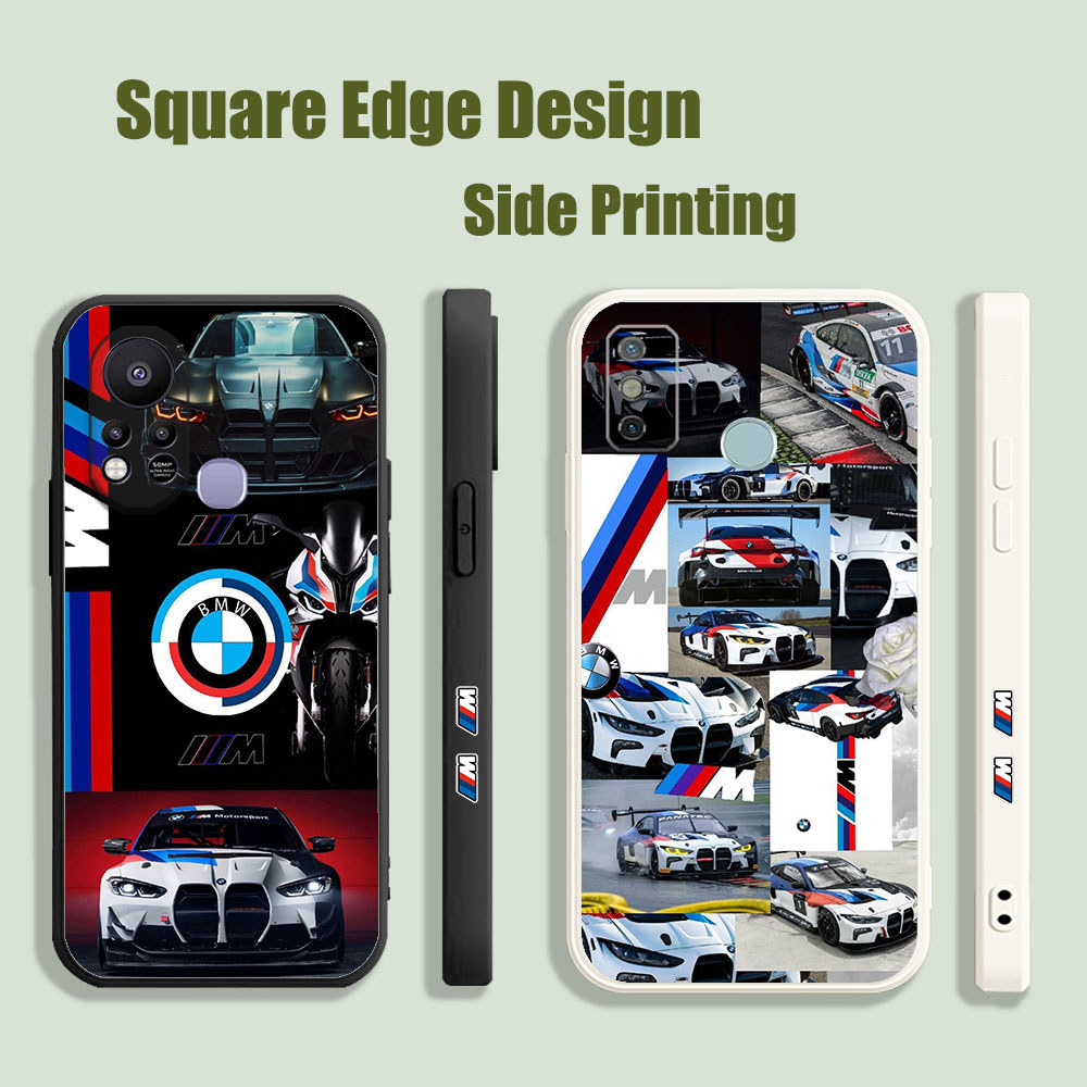 เคสสําหรับRealme C30s C30 9i 4G Bmw M4 Gt4 ZDK20 เคสโทรศัพท์ขอบสี่เหลี่ยม