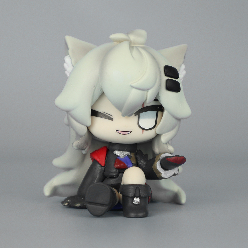 Arknights Animation Desolate Lapland Figure Silent Texas Doll เครื่องประดับเดสก์ท็อป