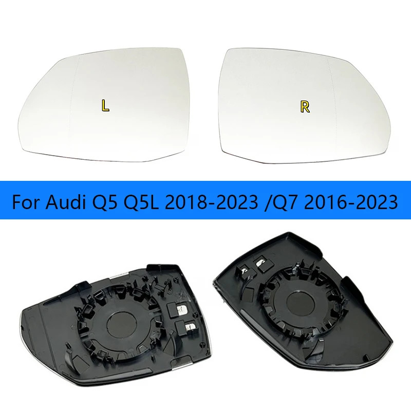 Car Mirrors For Audi Q5 Q5L 2018-2023 /Q7 2016-2023 lens Rear view mirror heating glass 4M0 857 535