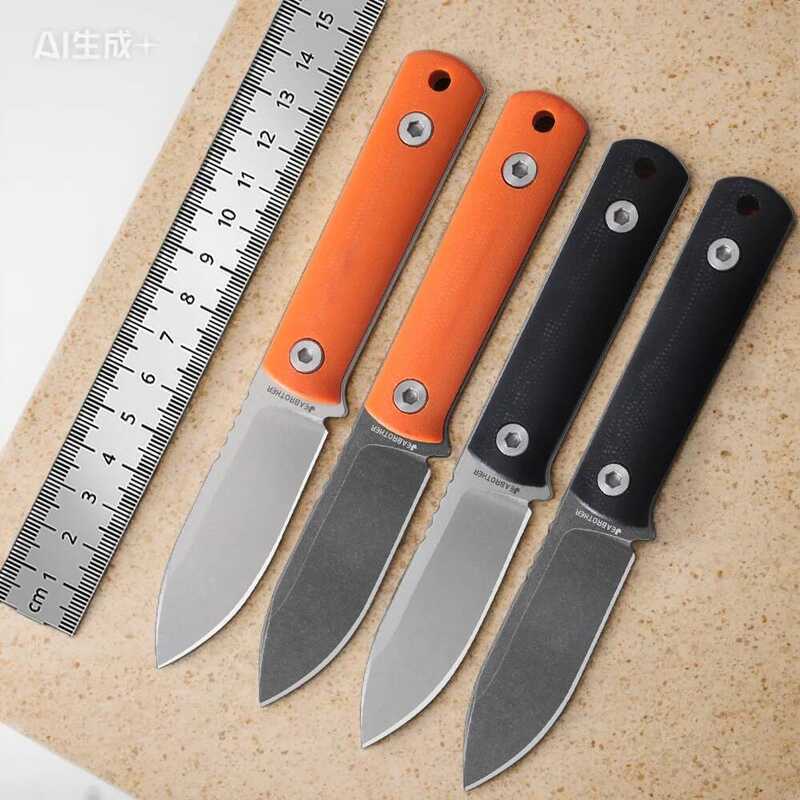 C Portable Dc53 Steel Fixed - G10 Handle, With Sheath, Survival , Uo , Daily Tools.