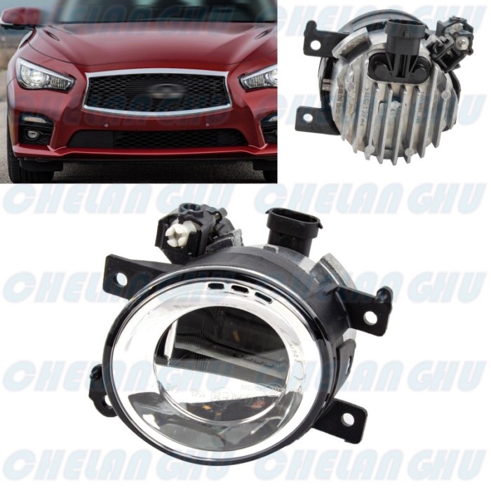For Infiniti Q50 QX50 Q70 2015 2016 Car accessories Right Side Front Bumper Fog Lights Lamp 19-6084