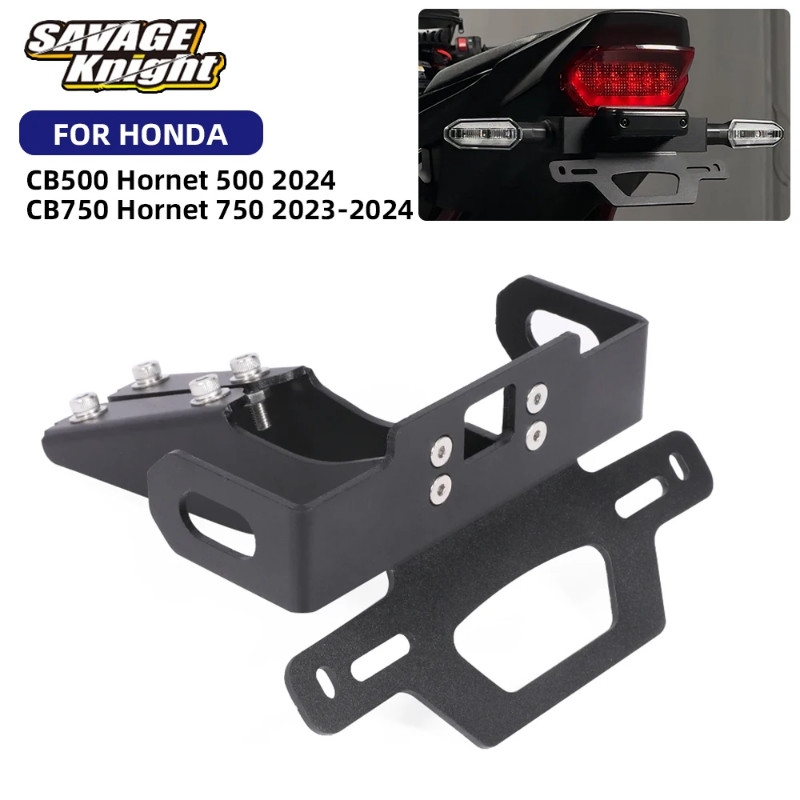 Motorcycle Rear Registration Number Plate For Honda CB750 Hornet 750 CB500 Hornet 500 2023 2024 Tai