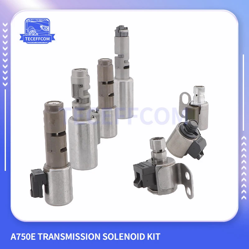 7PCS Transmission Solenoid Kit Valve Set for KIA LX470 GS470 Suzuki 4.7L 5-Speed A750E A750F A750 T