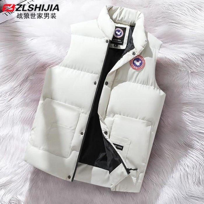 Wolf Warriors Family เสื้อกั๊กผ้าฝ้ายผู้ชาย 2025 ฤดูใบไม้ร่วงและฤดูหนาวใหม่ Warm และหนาเสื้อกั๊กขนาด