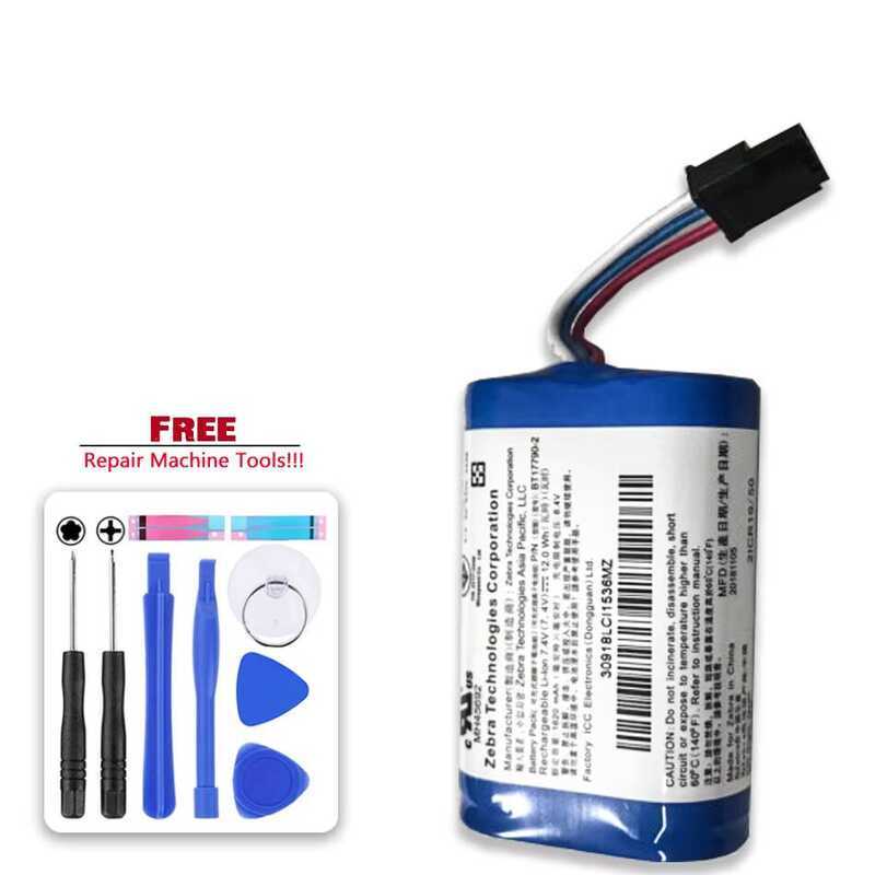 Barcode Scanner Battery BT17790-1 BT17790-2 MZ220 1500mAh For Zebra MZ220 MZ320