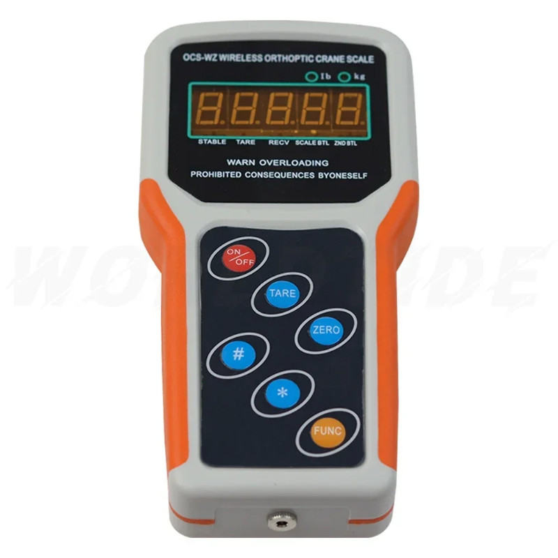 3T Wireless Crane Scale Digital Electronic Hoist Scale Rechargeable Hanging Scale w/Remote Control
