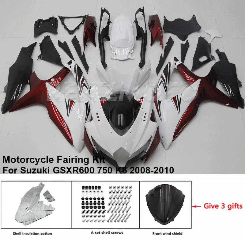 For SUZUKI GSXR 600 750 2008-2010 K9 Fairing R/Z G6K820 Motorcycle Set Body Kit decoration Plastic