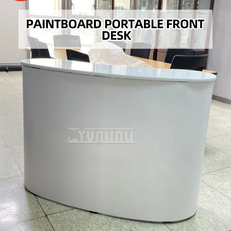 Baking paint board Net table Magnetic folding aluminum alloy reception desk front desk advertising
