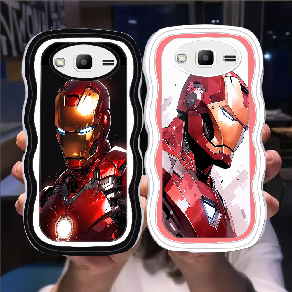 S-18 Iron Man สําหรับ Samsung J4 J3 J5 J6 J7 J2 Prime Pro Plus 2017 2016 2015 TPU โปร่งใส