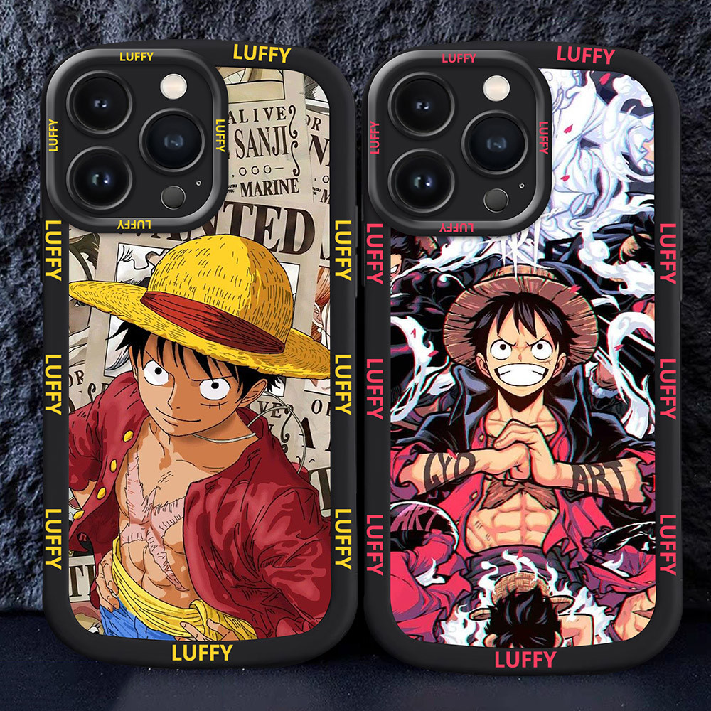 อ่อนนุ่มเคสโทรศัพท์หรับ iPhone 17 16 Plus Pro Max M19 One Piece Luffy
