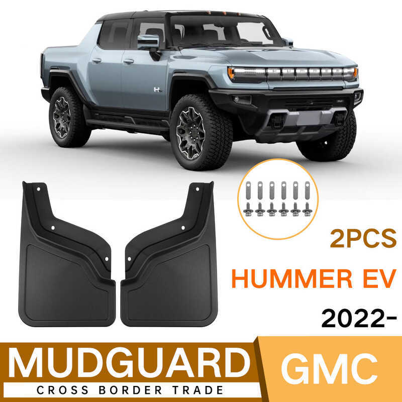 เหมาะสําหรับ Hummer Gmc Hummer EV 2022-2024 บังโคลนหนังอะไหล่รถยนต์