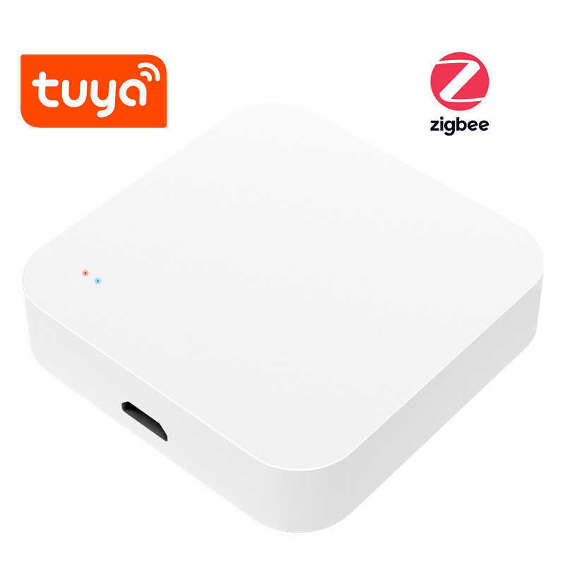 Gateway ไร้สาย zigbee Gateway สมาร์ทรีโมทคอนโทรล tuya Gateway APP ควบคุมเสียง