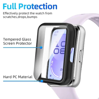 【สาย+เคส】สายไนลอนสำหรับ Huawei Band 11/11Pro สายรัดนาฬิกาแม่เหล็ก +PC กรณีปกป้องหน้าจอสำหรับ Huawei Band 11/11Proสายเคเบ