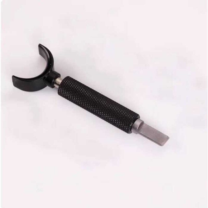 C PGF Black Professional Leather Tool Rotary Knife