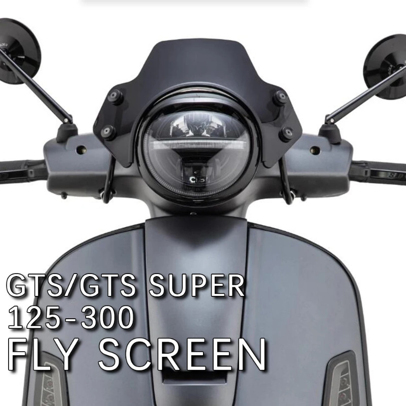 For Vespa GTS 125 GTS 250 GTS 300 GTS Super 125-300 Motorcycle Windshield Fly screen GTS300 GTS250
