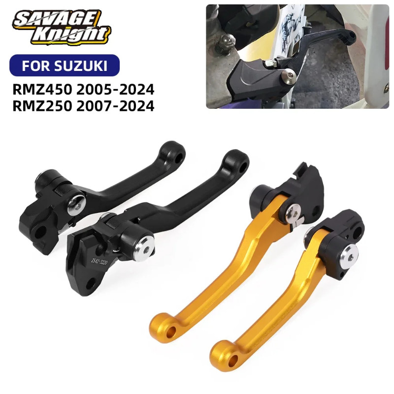 2024 RM-Z 250 450 Brake Clutch Lever For Suzuki RMZ250 RMZ450 2005-2023 RM-Z250 RM-Z450 RM Z250 Z45