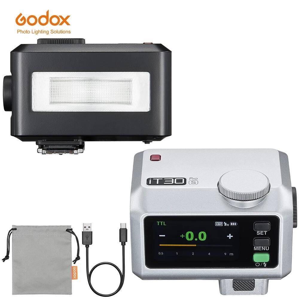 Godox iT30Pro C/N/S/F/O iFlash กล้องแฟลช Speedlite HSS TTL 2.4G กระเป๋าไร้สายแฟลชสําหรับ Canon Nikon