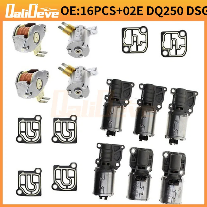 02E DQ250 DSG Transmission Valve Solenoids 6 Speed 02E325025AJ 02E321371E For Audi A3 TT For Volksw