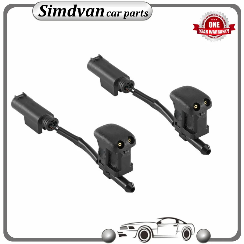 2X 61668361039 Car Windscreen Washer Nozzle for BMW 3 5 Series E39 1997-2003 525I 528I 530I M5 61 6