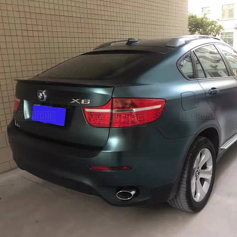 High quality ABS Car Styling X6 E71 Rear Spoiler Trunk Wing for BMW X6 E71 M-Performance Style 2008
