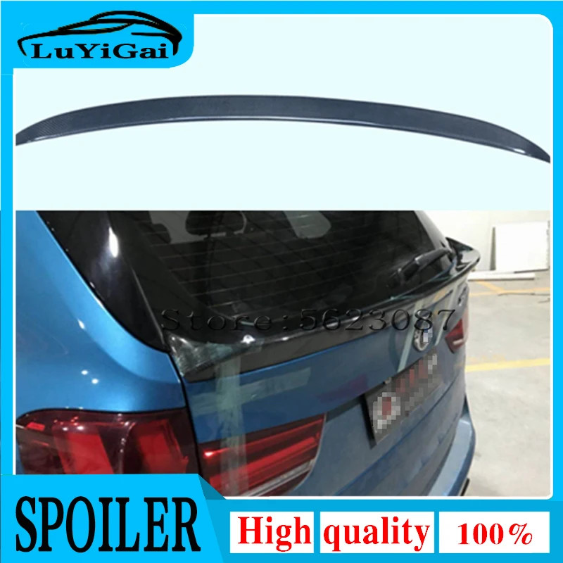F15 X5 X5M Car Carbon Fiber Rear Wing Trunk Lip Spoilers For BMW F15 X5 X5M 28i 35i 50i 2014 2015 2