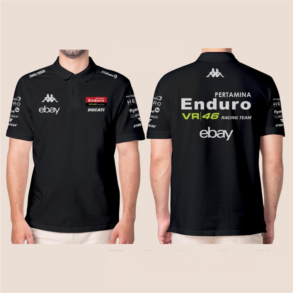 Vr 46 racing team motogp เสื้อโปโลเครื่องแต่งกาย