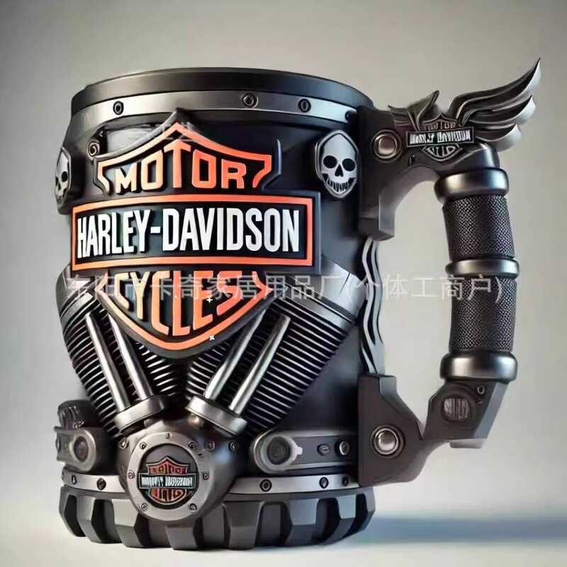 ใหม่ Harley Davids 3D Mug Harley Davids 3D Mug ถ้วยกาแฟ