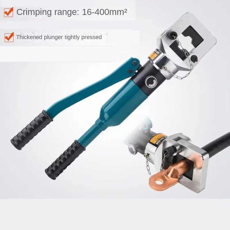 Yqk-400 Integral Hydraulic Pliers Tool Crimping Pliers 16-400Mm2 Manual Copper and Aluminum Termina