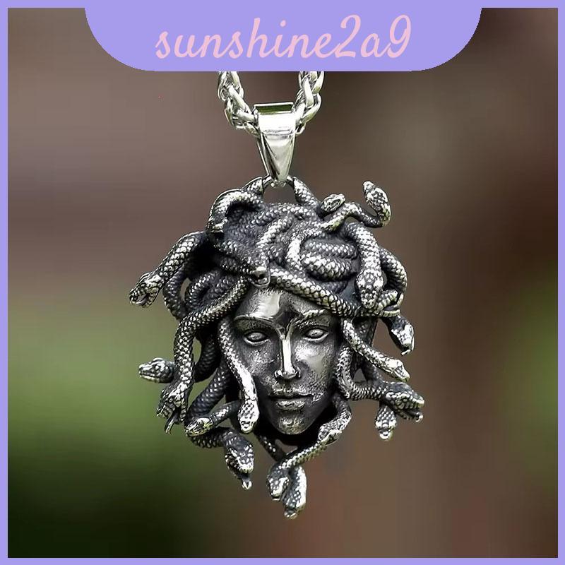 สร้อยคอ Mythology Medusa ดีไซน์งูจากโลหะผสมสังกะสี