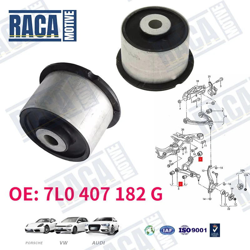 2PCS For Audi Q7 06-15 Porsche Cayenne 08-17 VW Touareg V6 V8 09-18 Auto Front Axle Control Arm Bus