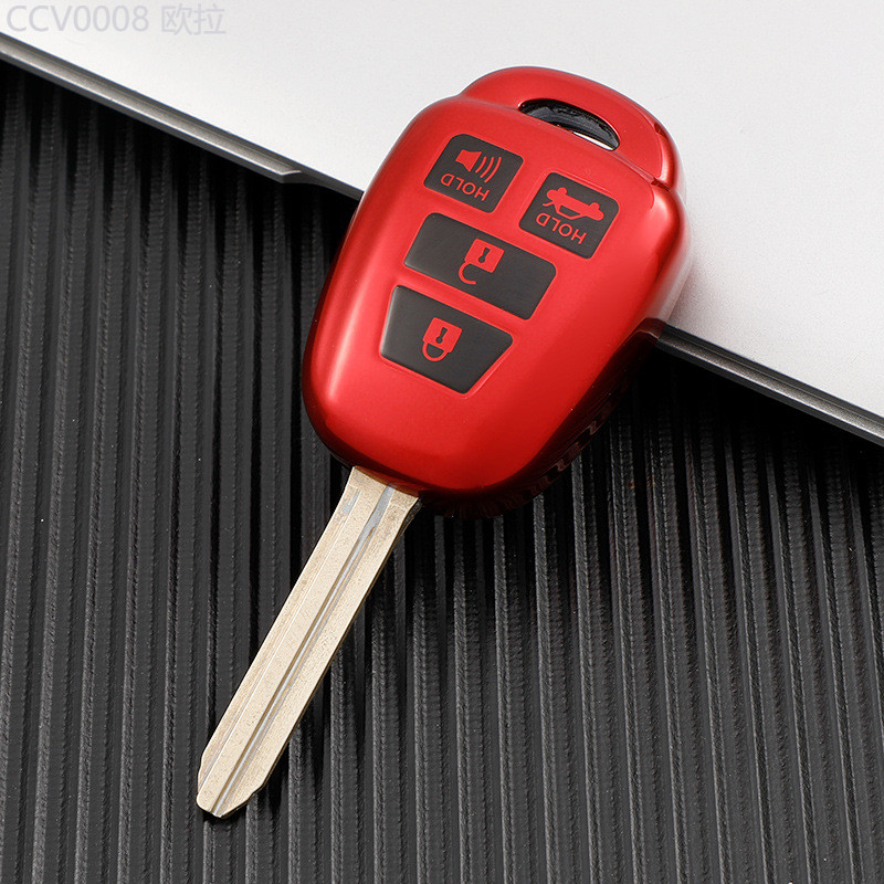 【2024-2025】 เหมาะสำหรับ Toyota FJ Cruiser กระเป๋ากุญแจรุ่นเก่า RAV4 Prado เอาแต่ใจตรงหัวเข็มขัดเปลื