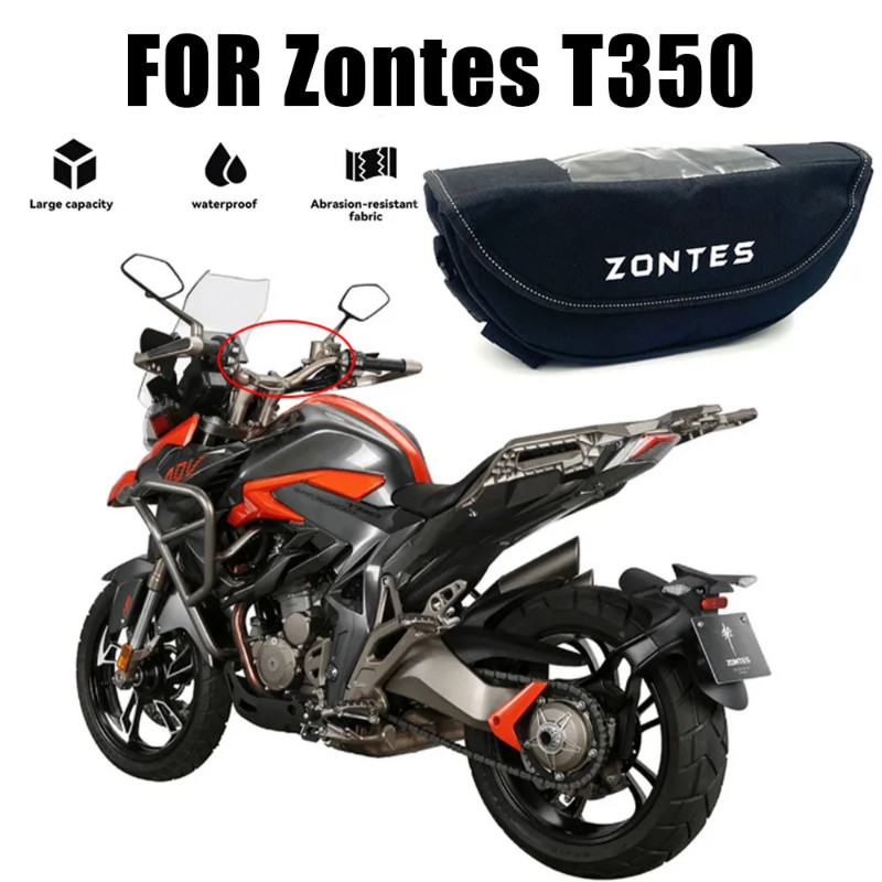FOR Zontes T350 350T 350T1 350T2 350 T1 T2  Motorcycle Waterproof Bag Navigation Universal Motorbik