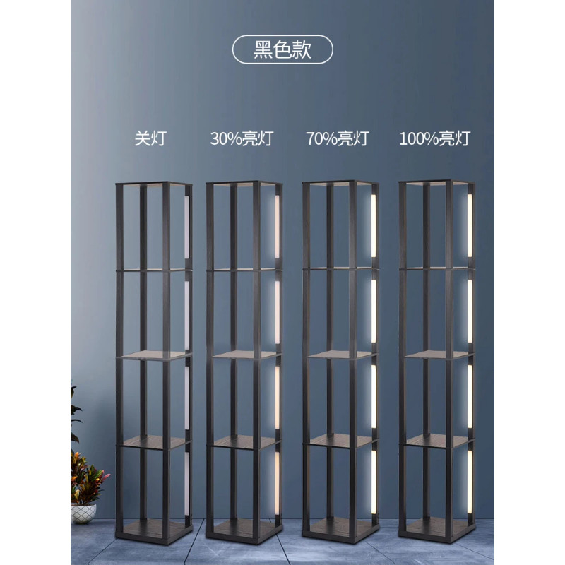 Floor Lamp Living Room Advanced Sense Study  Shelf Luminous Display Product Garage Kits Ornaments D