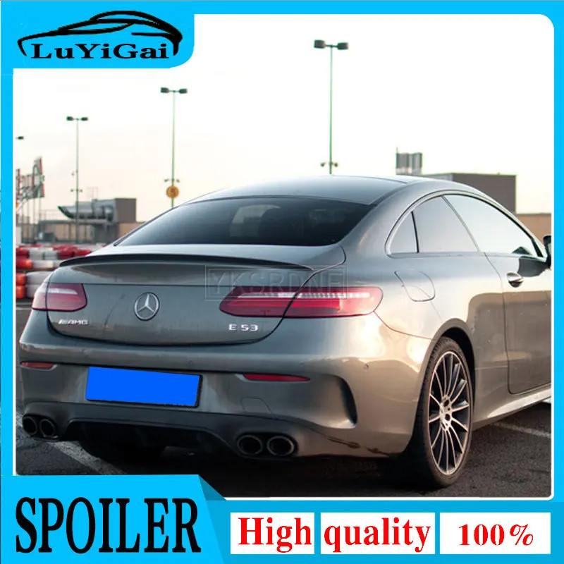 am g Style For Mercedes W238 spoiler E Class Coupe E250 E400 E500 E550 2-Door Carbon Color Rear Tru