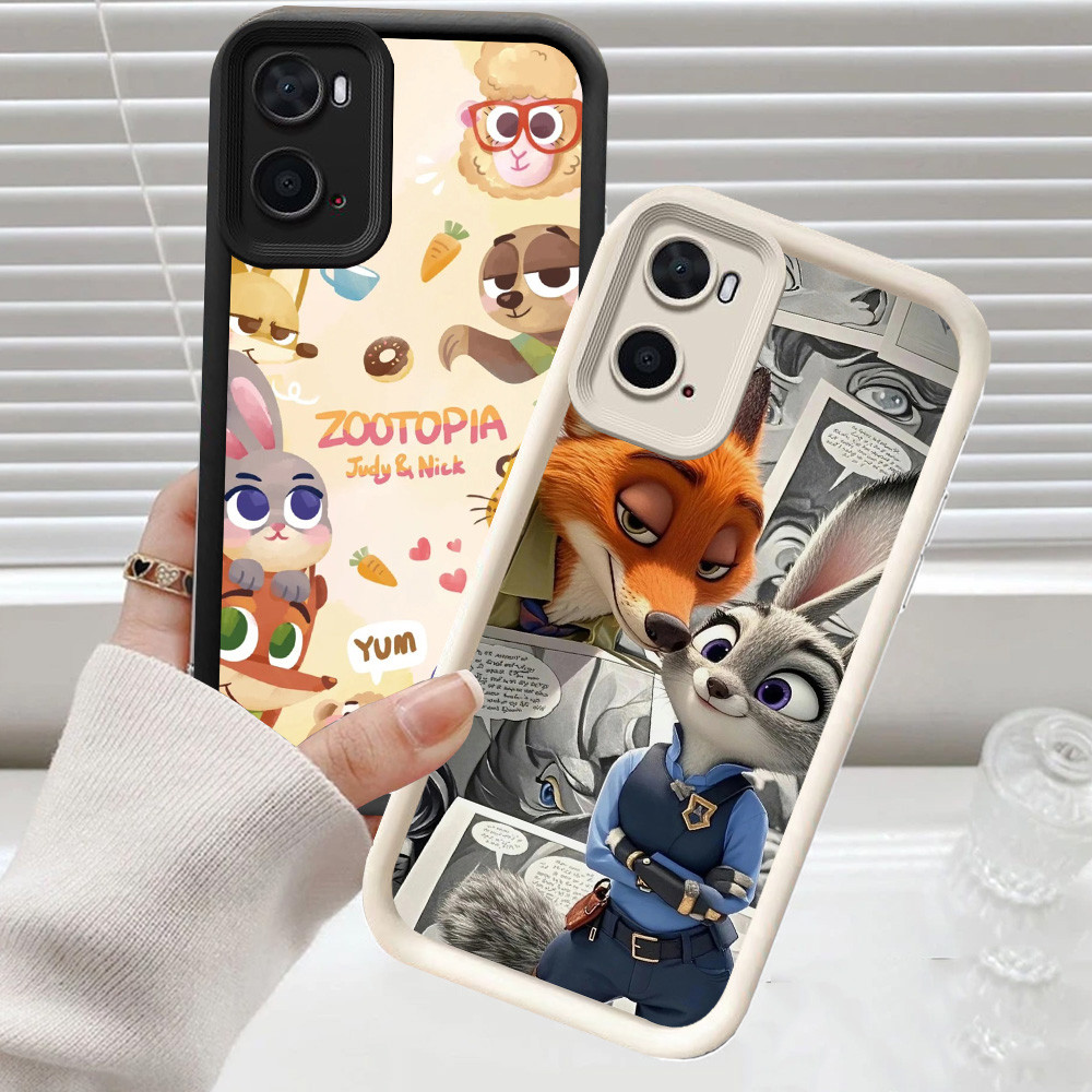 CH46 Zootopia Soft Casing สําหรับ OPPO A77s A77 Realme C33 A96 9i เคสป้องกัน
