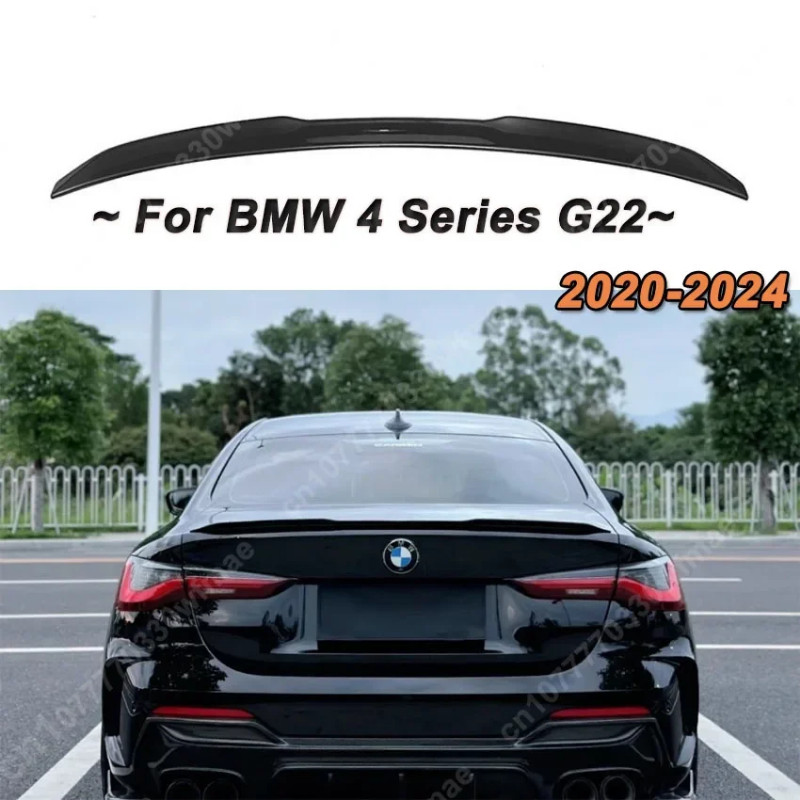 For BMW 4 Series G22 420i 430i 420d 430d M440i M440d 2020-2024 M4 Style Rear Spoiler Bodykits Rear
