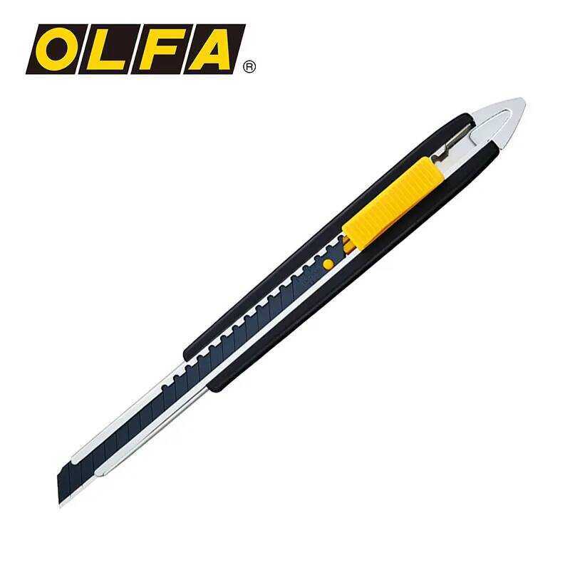 C OLFA 185B Utility Knife Cutter Wallpaper Cutting Craft Tools 0.2Mm Thin Black Blade Mm Lengthened