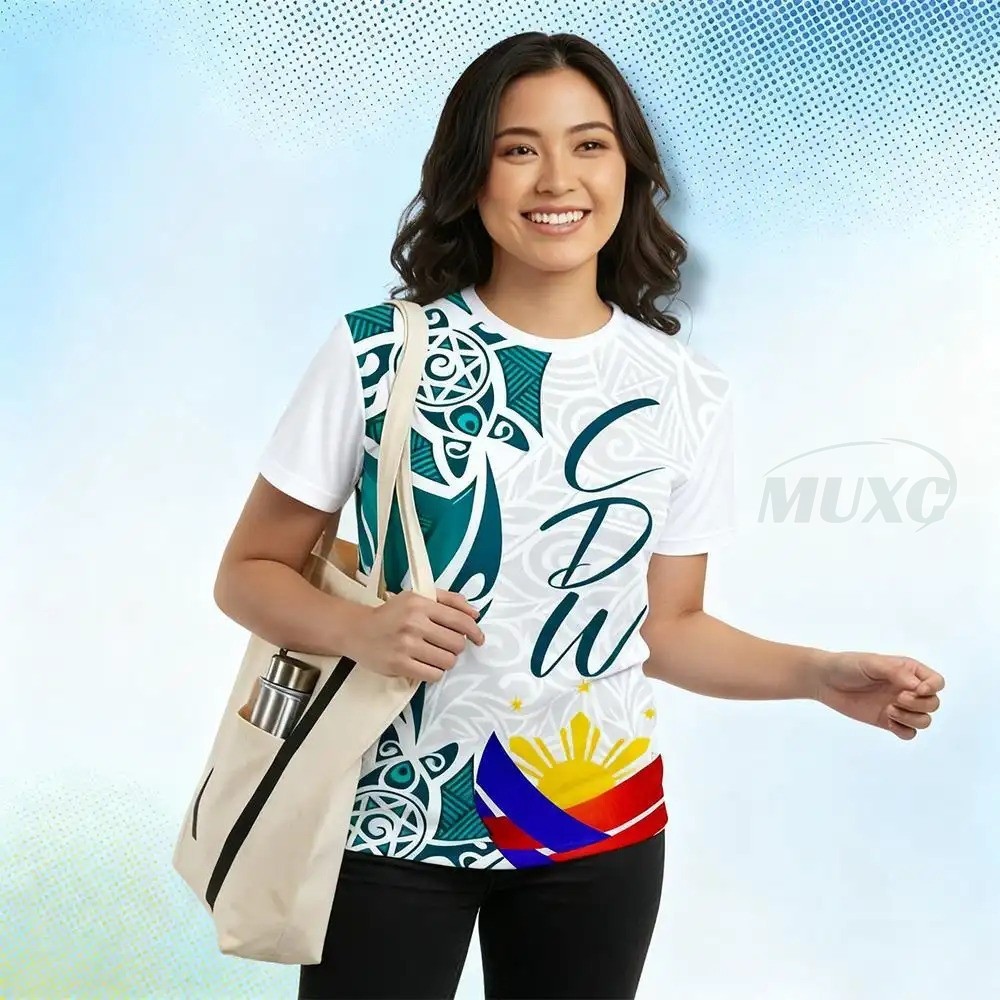 CDW ผู้หญิง T เสื้อรอบคอ, Full Sublimation แขนสั้น, Casual สบายทุกวันสวมใส่สุภาพสตรี Tee