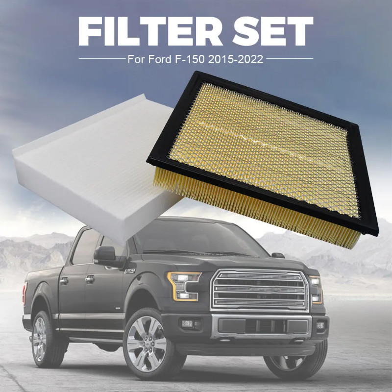 Car Engine Cabin Pollen Air Filter For Ford F-150 2015 2016 2017 2018-2022 7C3Z-9601-A 7C3Z9601A Fi