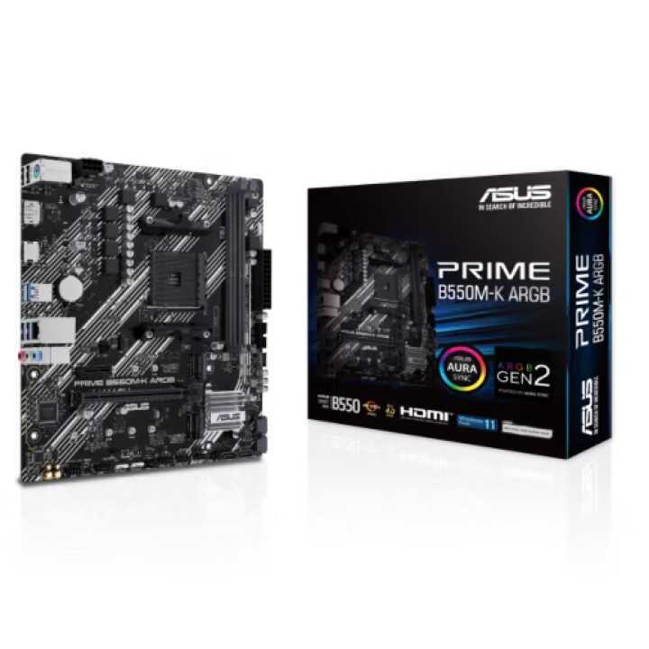 เหมาะสําหรับ Asus PRIME B550M-K ARGB เมนบอร์ดพีซีเดสก์ท็อป A Series CPU/ARGB Magic Light Synchroniza