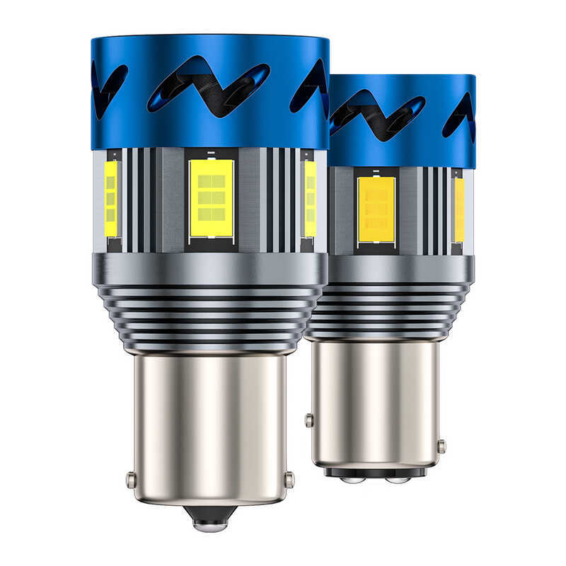 รถ LED เปิดไฟถอยหลัง 1156-3570-5 ไฟพร้อมพัดลม High Lumen 26W ไฟเบรค 1157