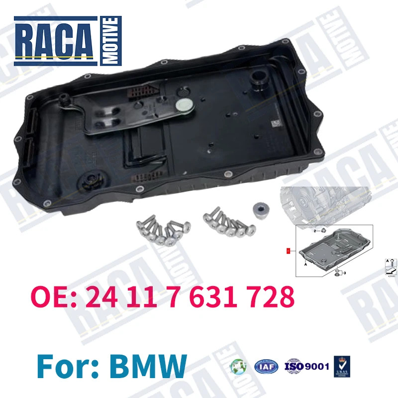 For BMW 7 series F01 F02 F03 F04 5 series F10 3 series F30 F80 X6 E71 E72 Transmission Oil Pan 2411