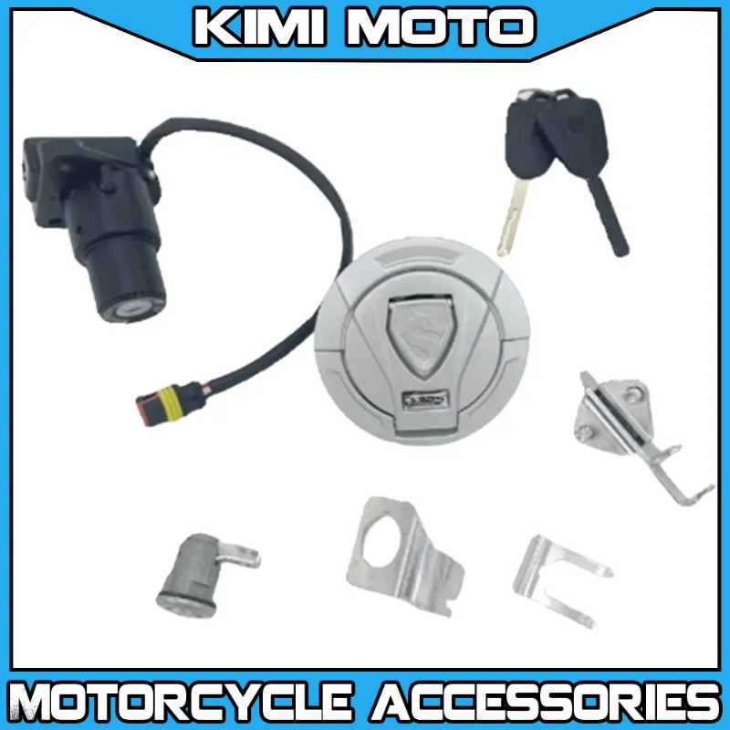For ZongShen Cyclone RX401 SR400GY-2C SR600GY RX6 Motorcycle Parts Ignition Key Switch Lock Fuel Oi