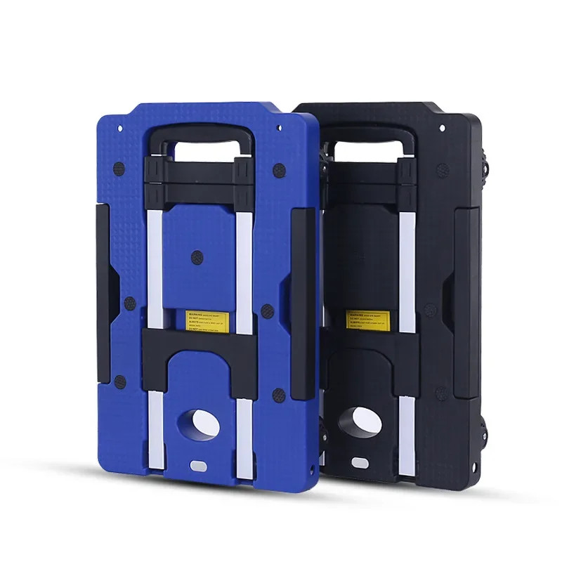 Aluminum Alloy Trolley Truck Folding Flatbed Truck Shopping Cart Trolley Luggage Cart