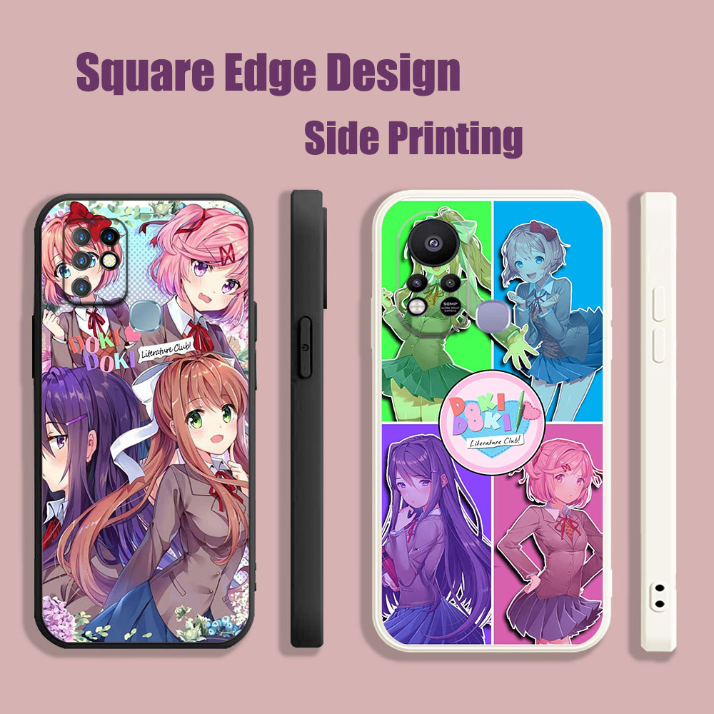 สําหรับ Huawei Y6P Y7 Y7A Y6 Pro Honor 50 Lite 2019 doki charactice club Yuri Monika sayori natsuki 