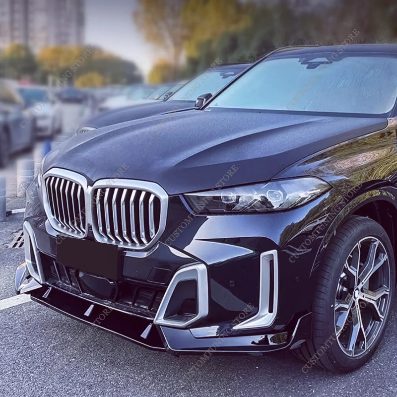 For BMW X5 G05 Facelift Competition Front Bumper Splitter Lip Spoiler Diffuser X5 40i 40d 50e M60i