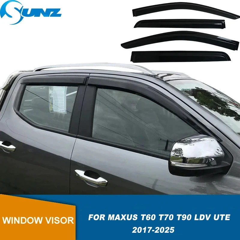 Weather Shield Window Visor For Maxus T60 T70 T90 Ldv Ute 2017 2018 2019 2020 2021 2022 2023 2024 2