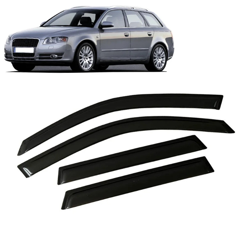 Window Visor for AUDI A4 B6 B7 8E 8H Avant 2002 2003 2004 2005 2006 2007 2008 2009 Weathershied Win