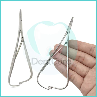 คีมจัดฟันปลายแหลม Mathieu ยาว 14 ซม. - ใช้หนีบยางยืดจัดฟัน (Elastic Placement Holder) - สแตนเลส คุณภาพสูง